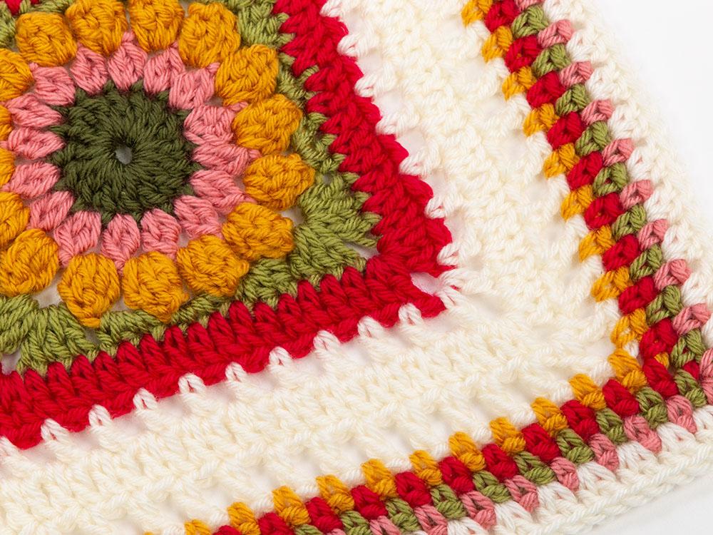 Flower Square Blanket By Carmen Heffernan In Deramores
