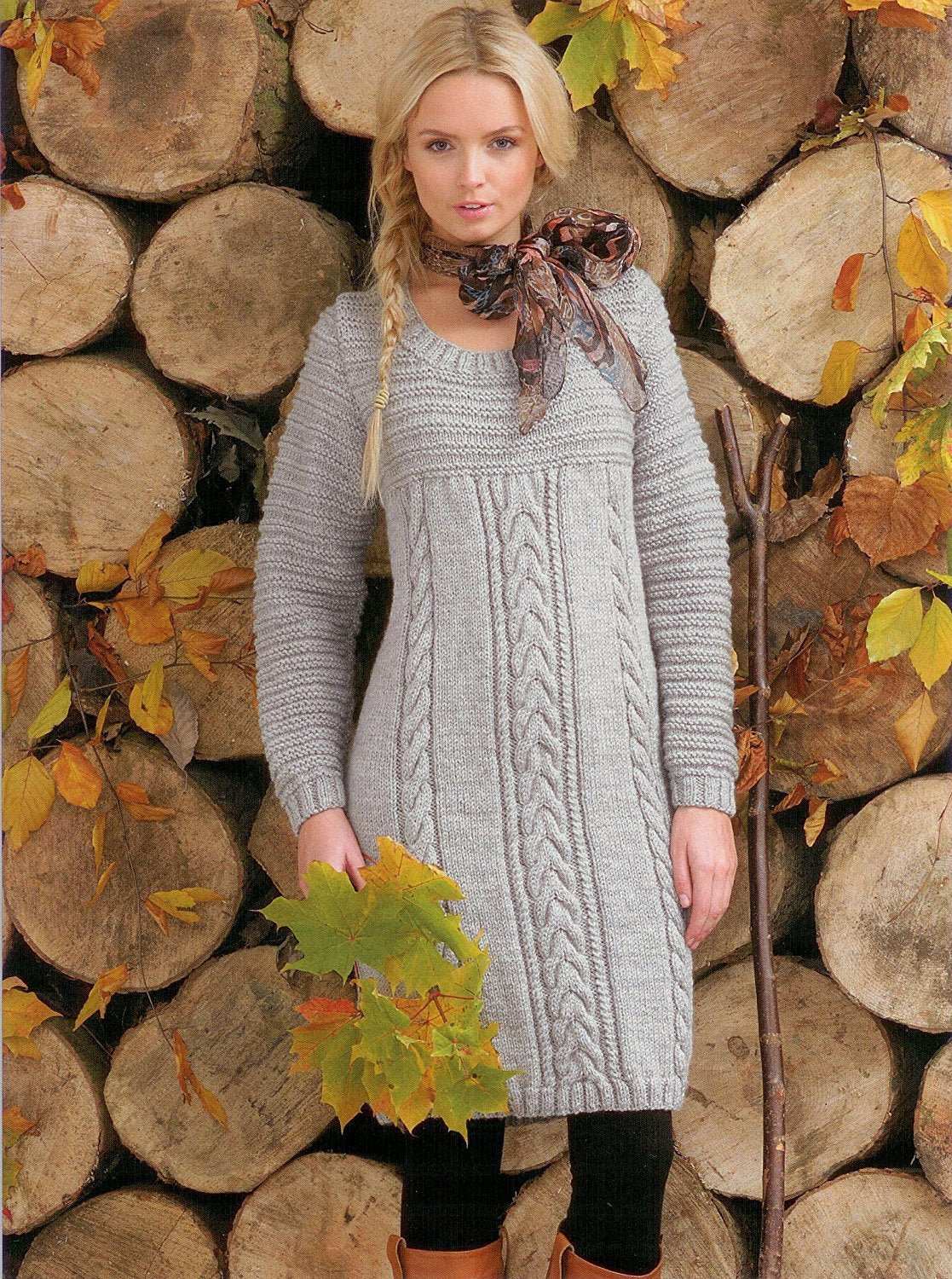 aran jumper dress