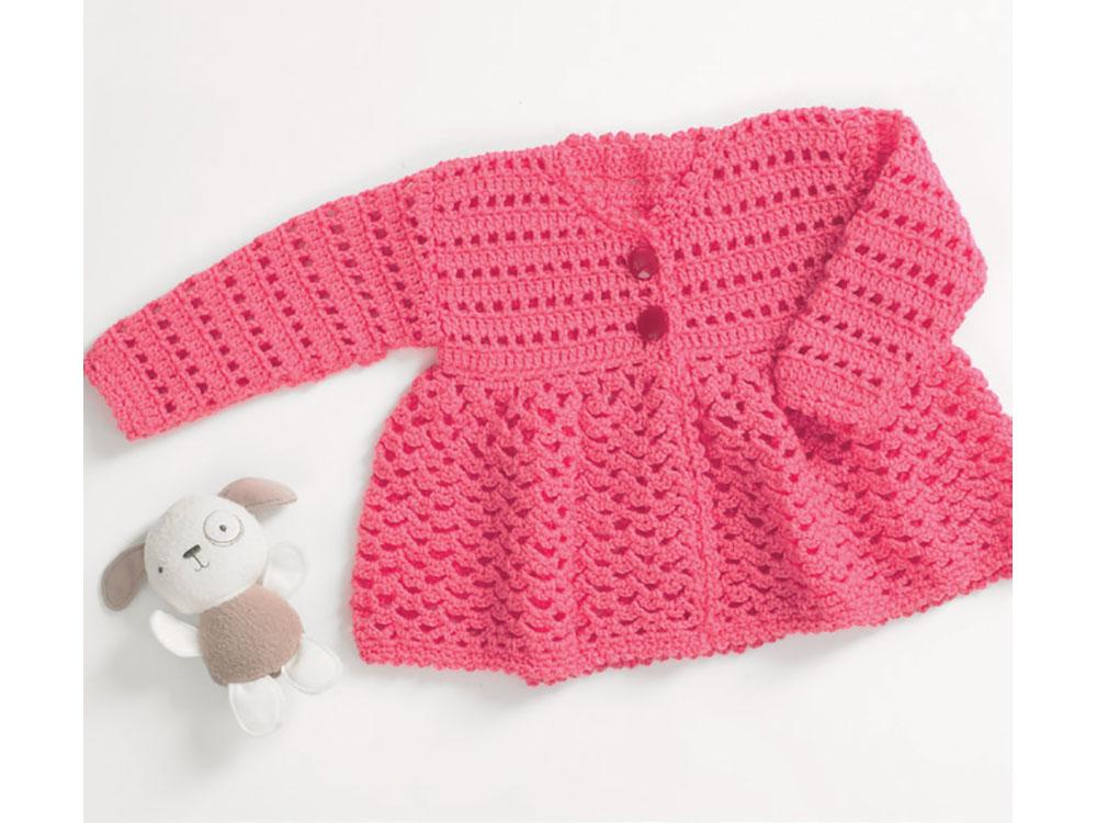 crochet baby coat
