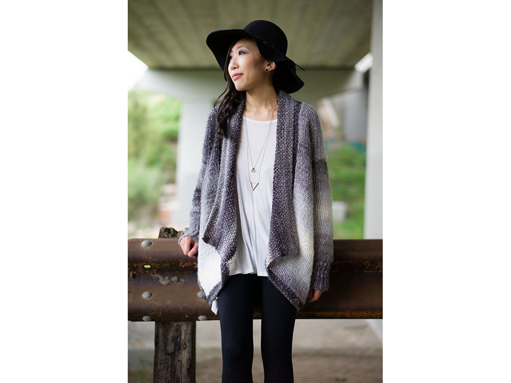 Cascade Cardigan By All About Ami In Lion Brand Shawl In A Ball Deramores Us