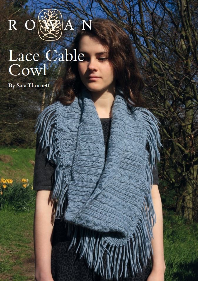 Lace Cable Cowl By Sara Thornett Deramores Us