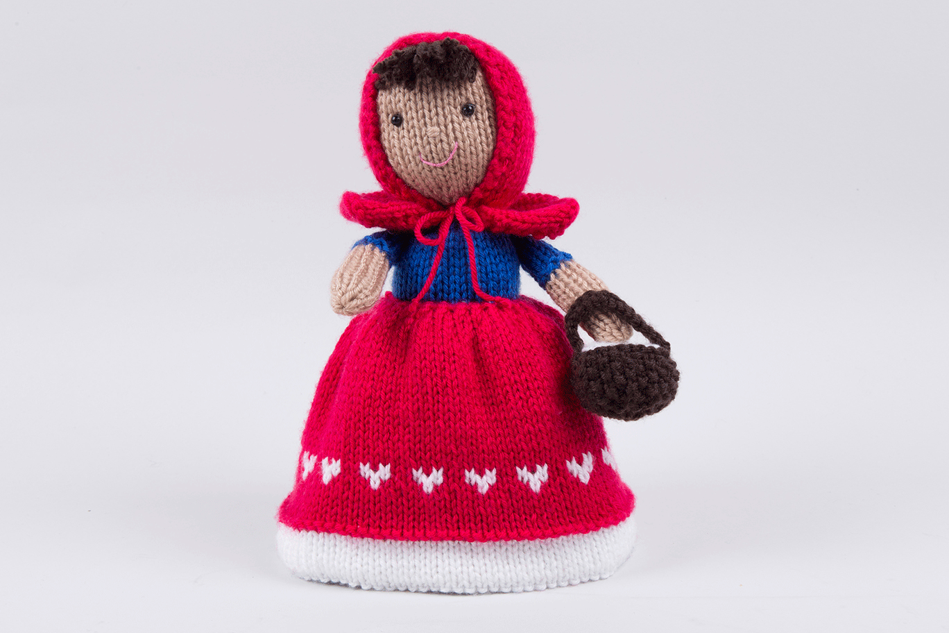 knitted topsy turvy doll