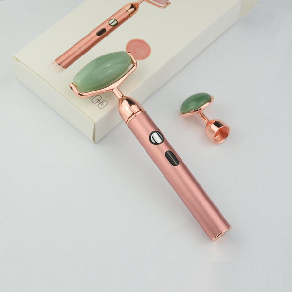 ZAQ Sana Jade USB Rechargeable Vibrating Changeable Face Rollers - 3 Speed