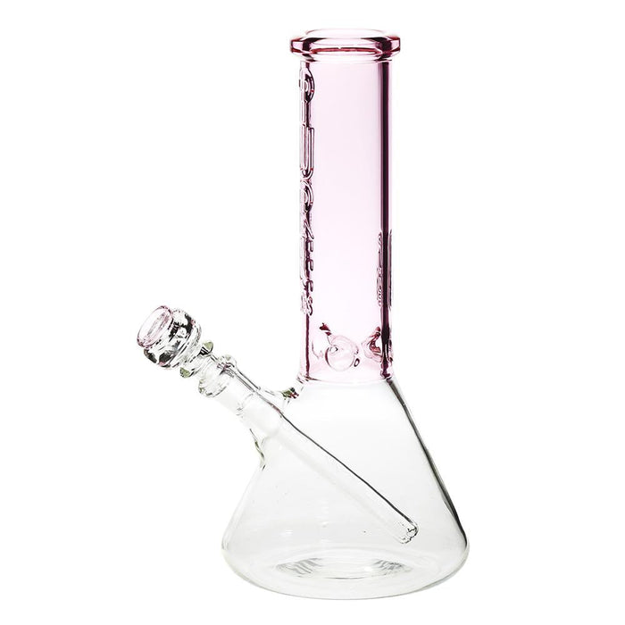 Pure Glass - 12" Insight 3D Beaker - Clear & Pink (WPPU-20004-PK)