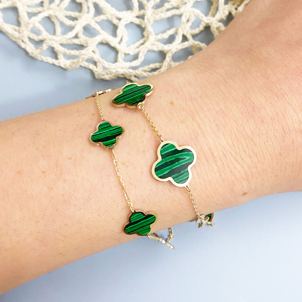 Oshi Jewels Mini Clover Bracelet