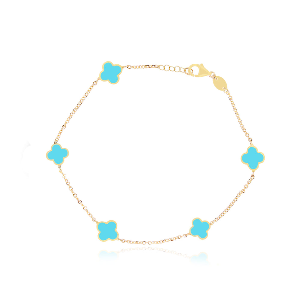 Oshi Jewels Mini Clover Bracelet