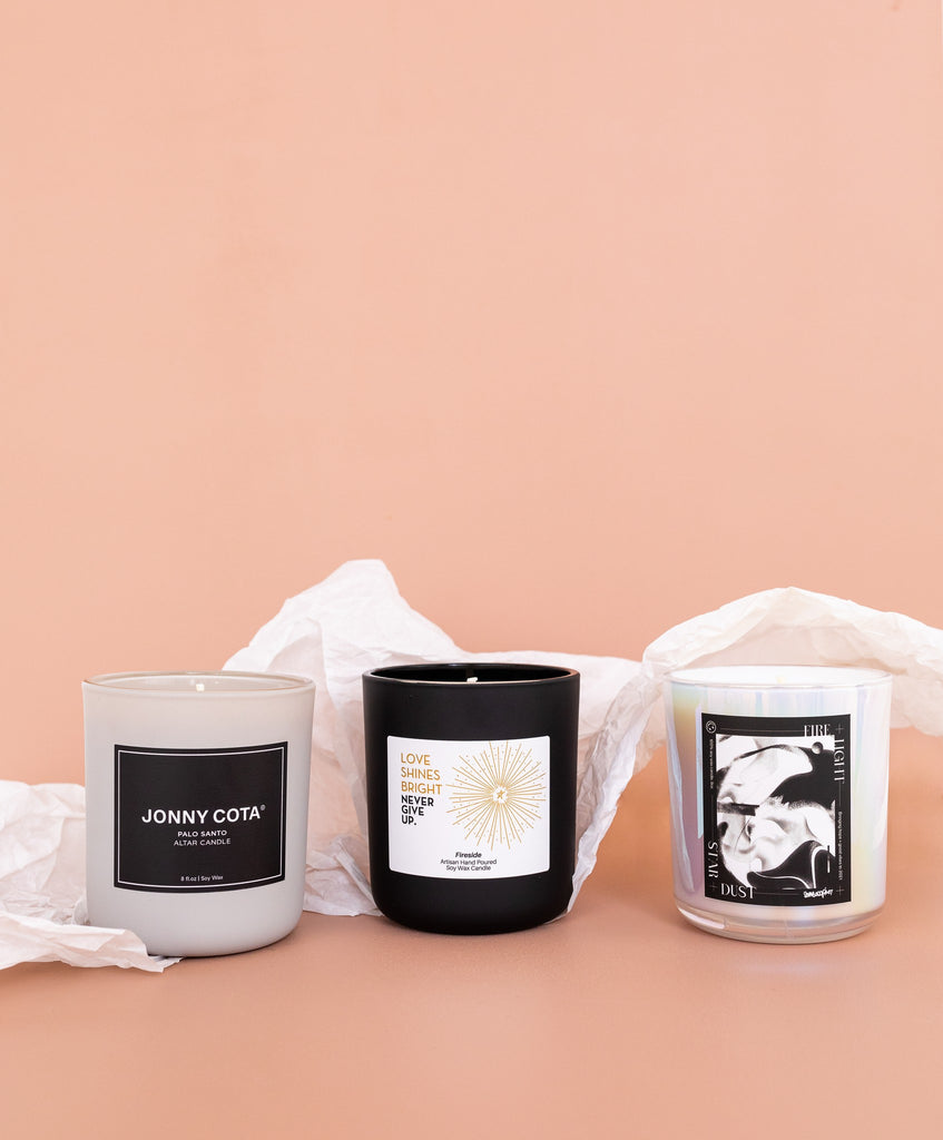 Add a branded candle for your next product launch. Create a private label that represents your brand with Standard Wax Studio. 