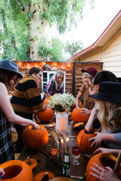 tremaine ranch pumpkin carving party