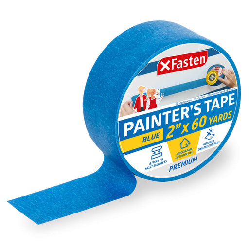 WOD PMT21B Blue Painter s Tape - 2 inch x 60 yds. Thick & Wide