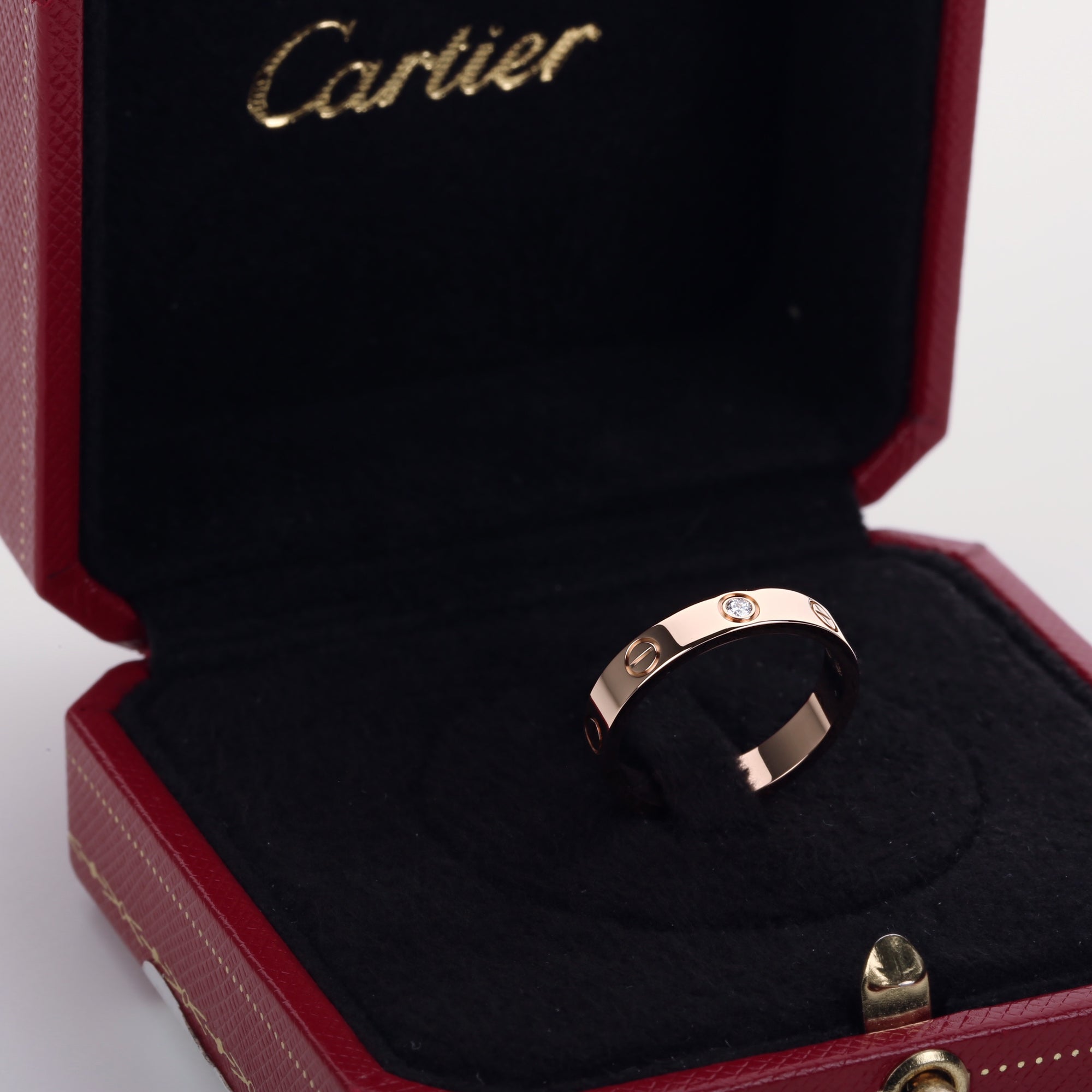 cartier wedding band box