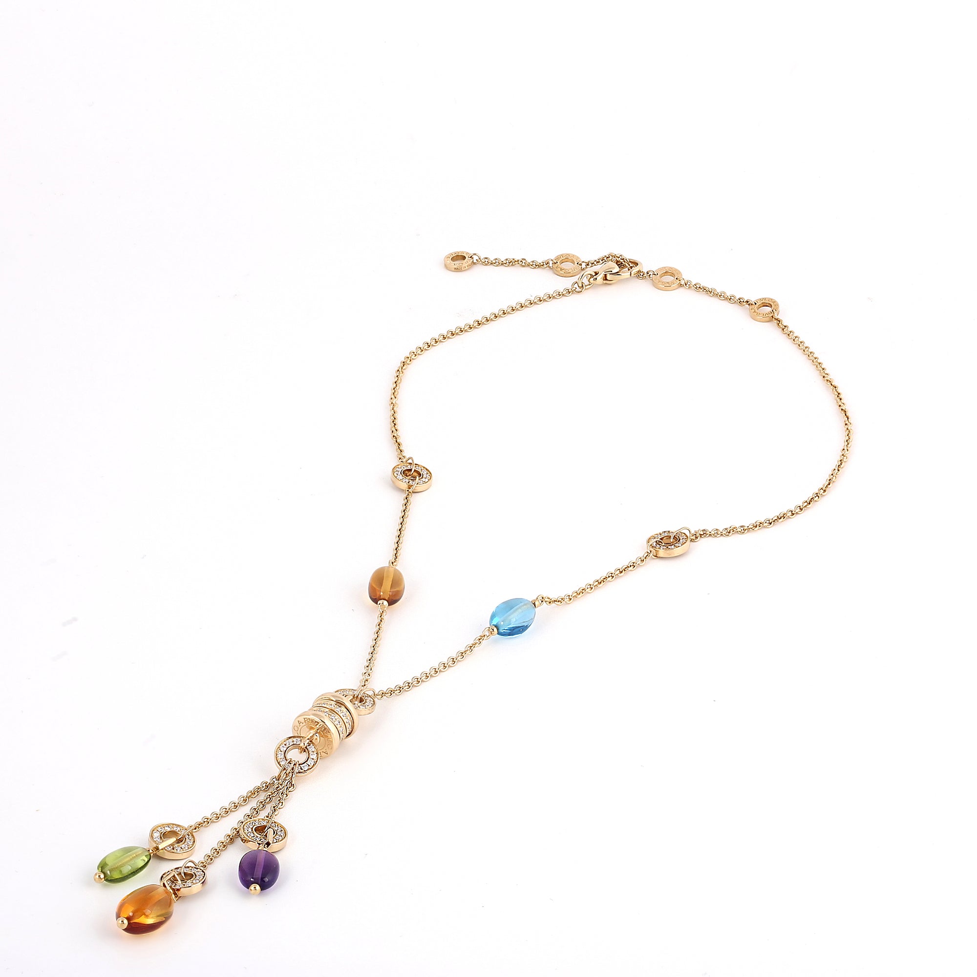 bulgari multicolor necklace