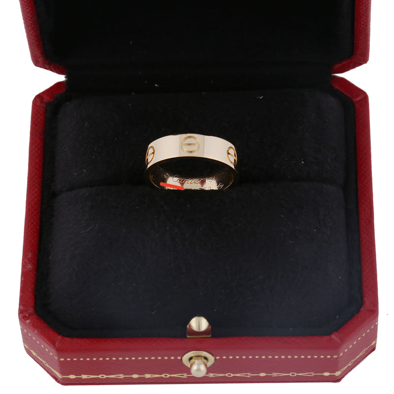 18k Yellow gold Cartier Love ring. size 