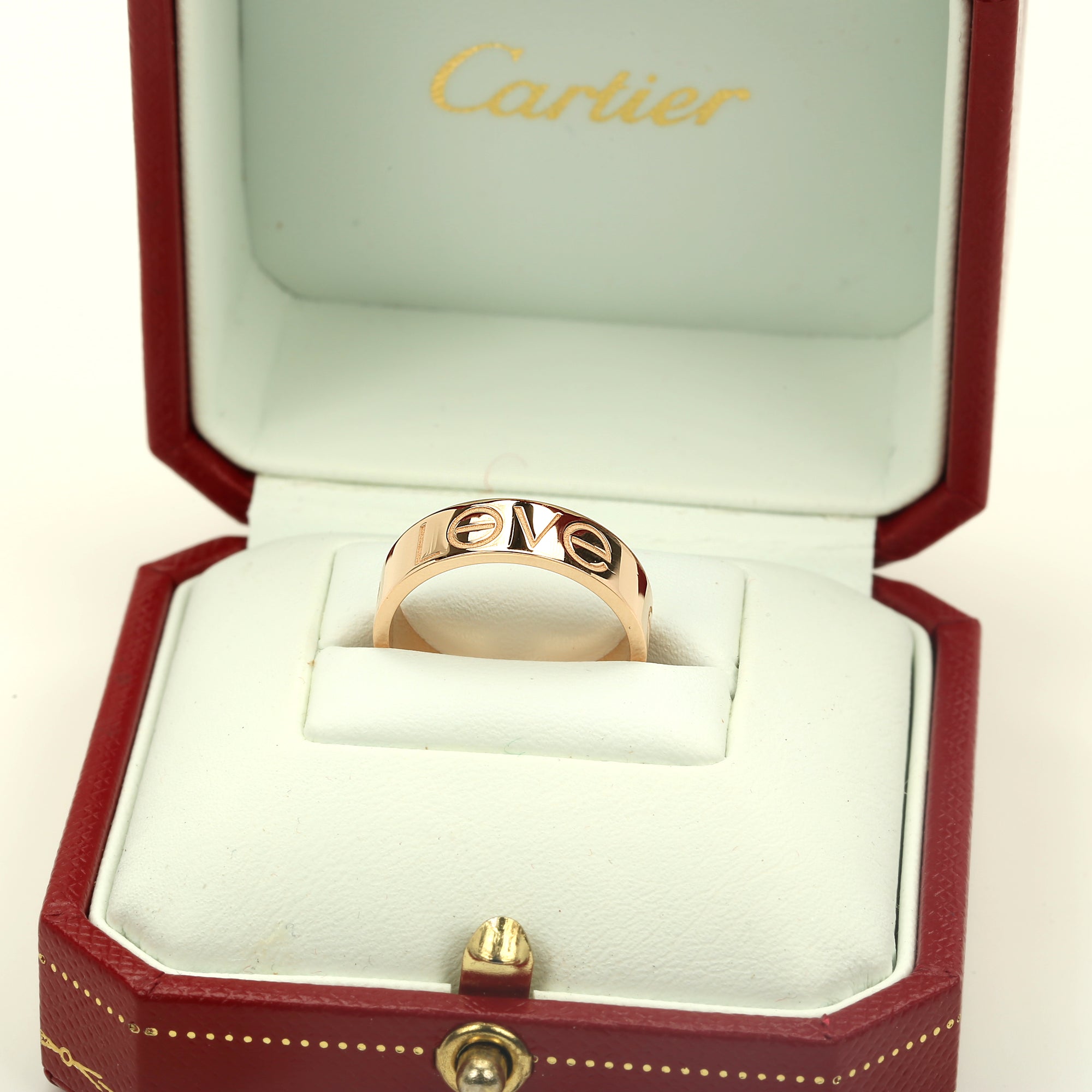 how much is a gold cartier love ring
