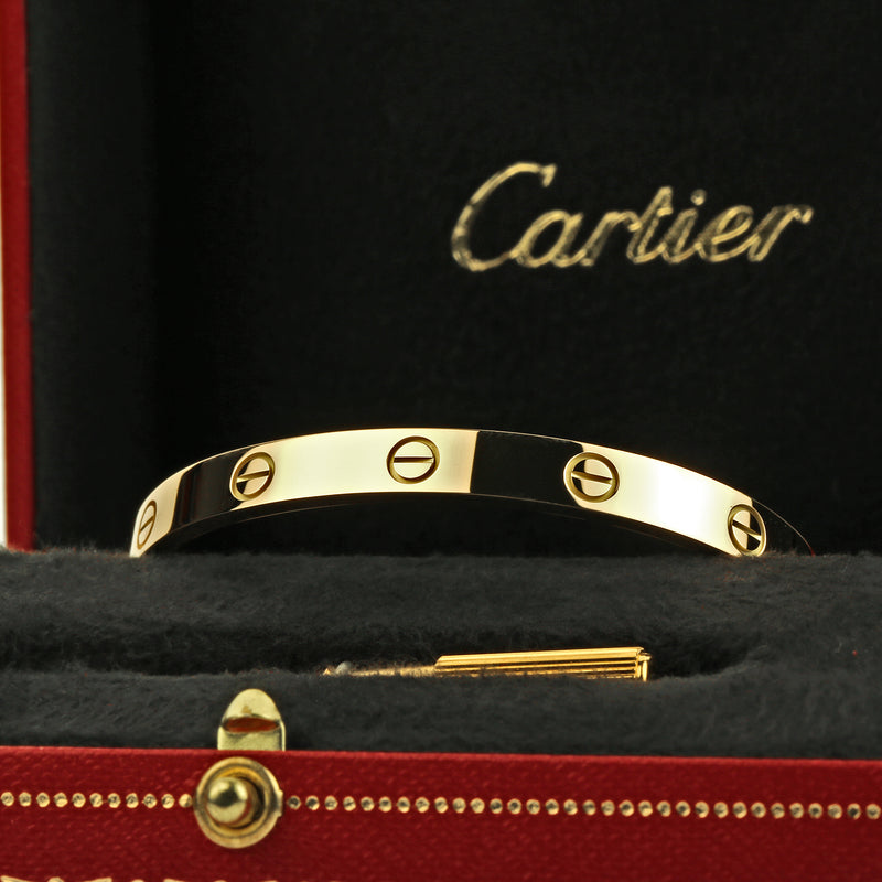 cartier style gold bracelet