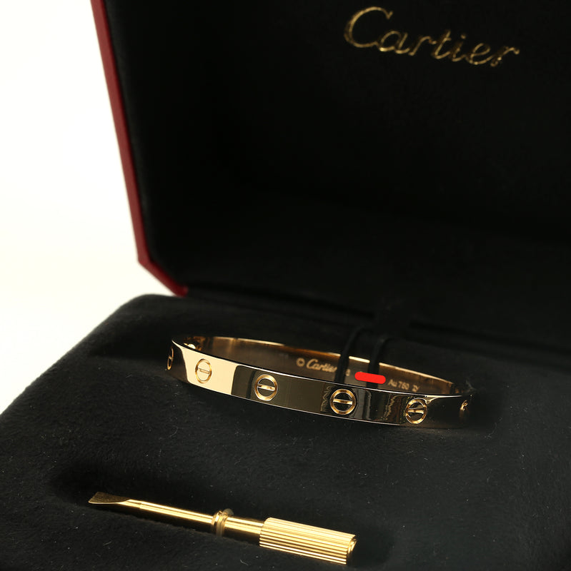 cartier love bracelet size 16