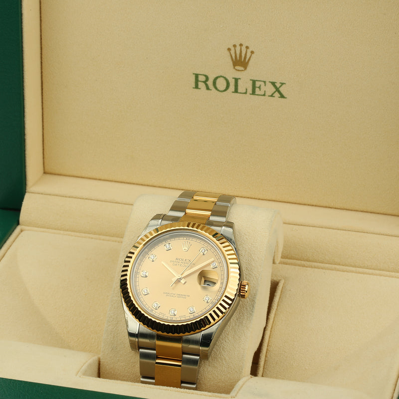 mens two tone datejust rolex