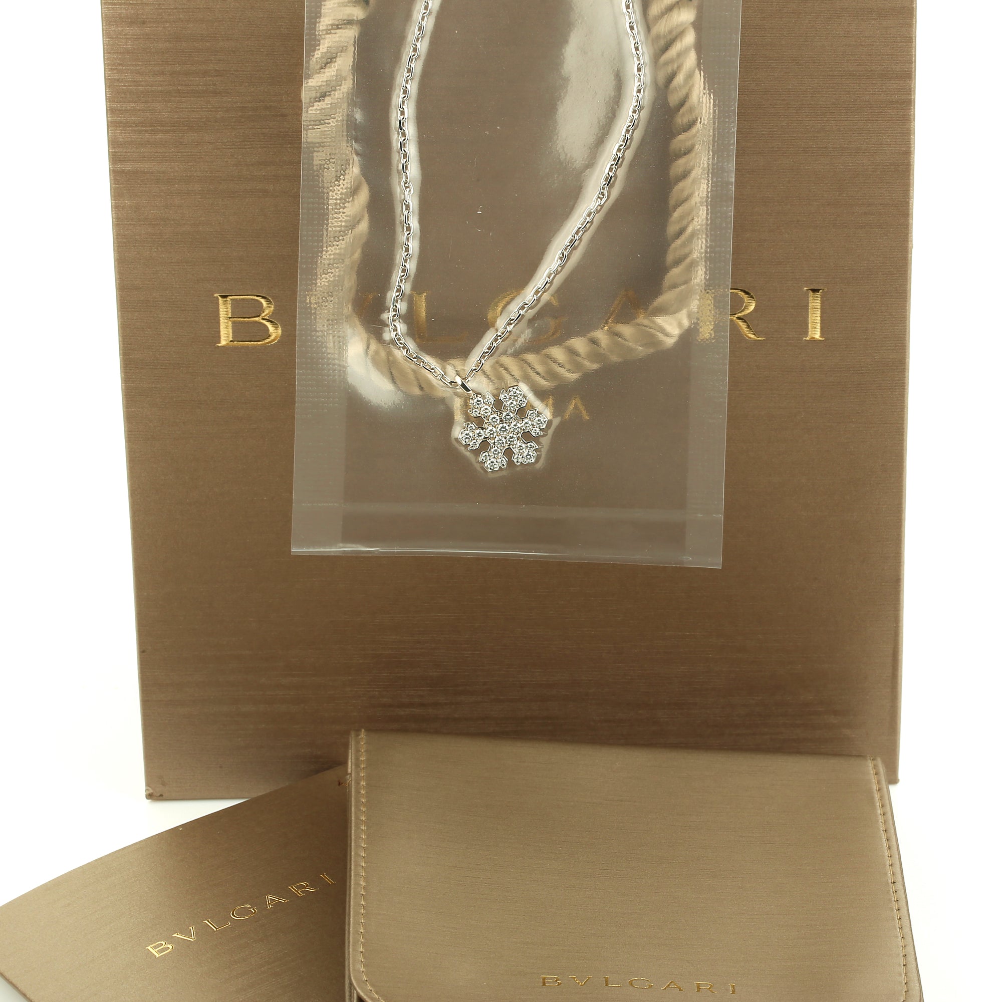 bvlgari snowflake necklace