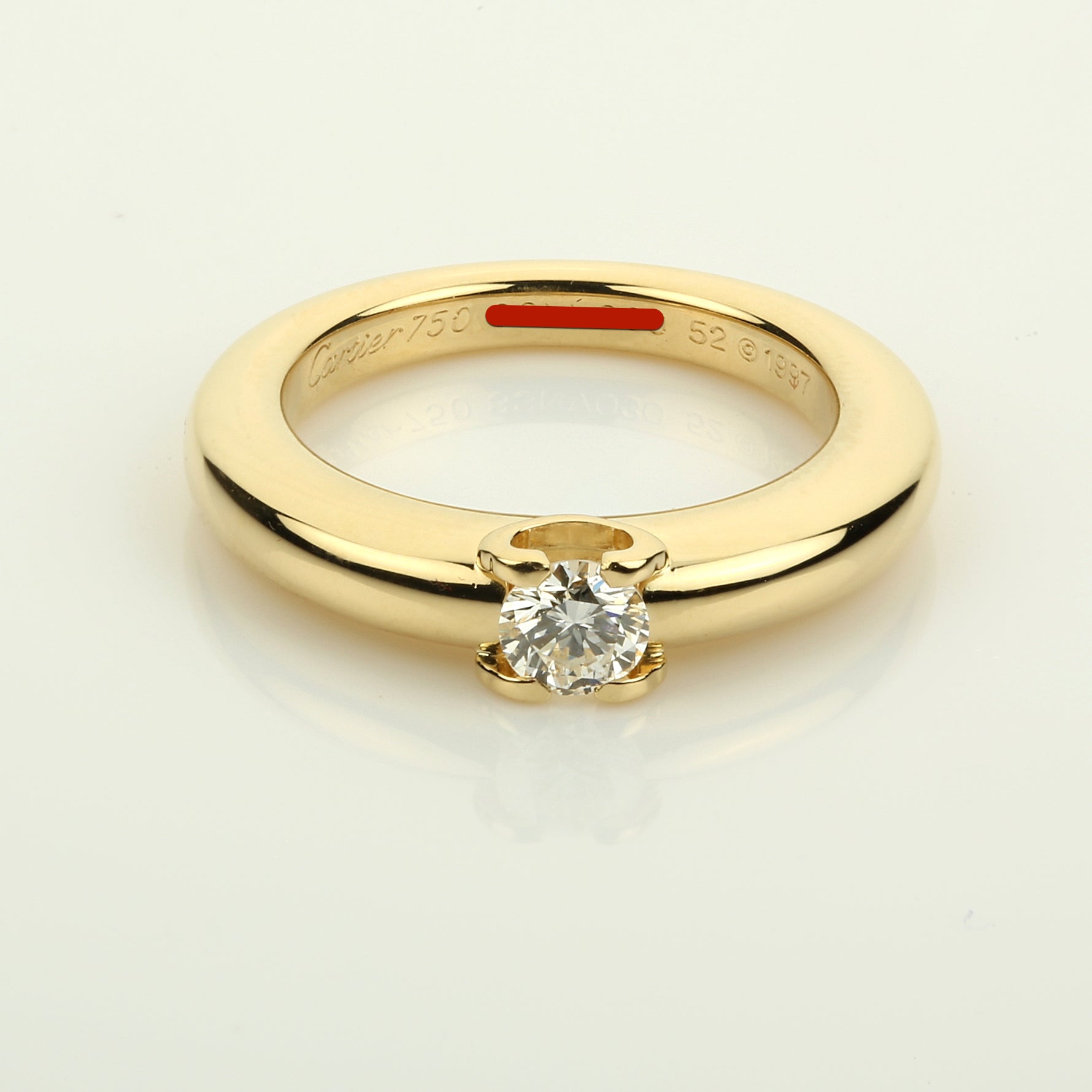 louis cartier solitaire ring