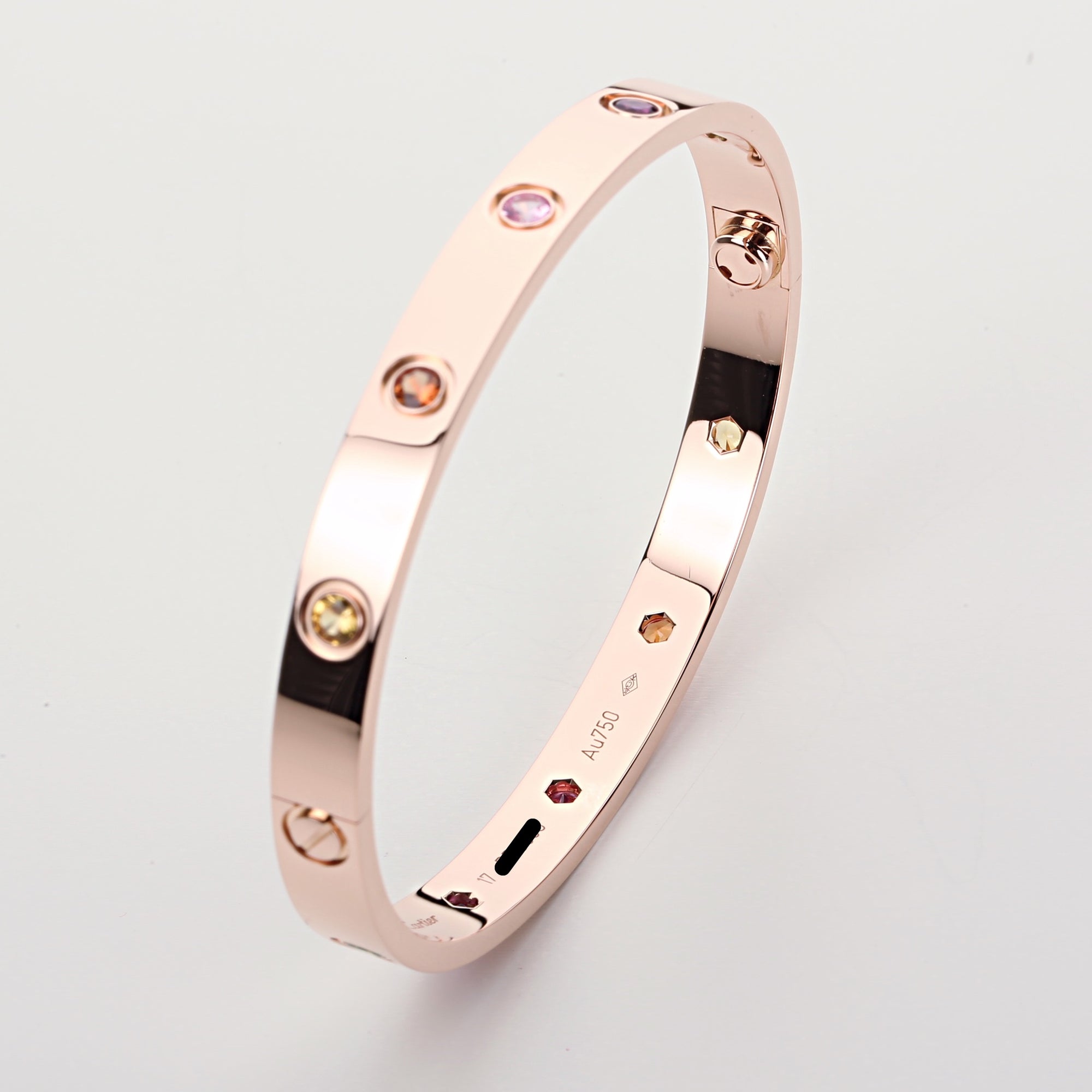 cartier love bracelet multicolor