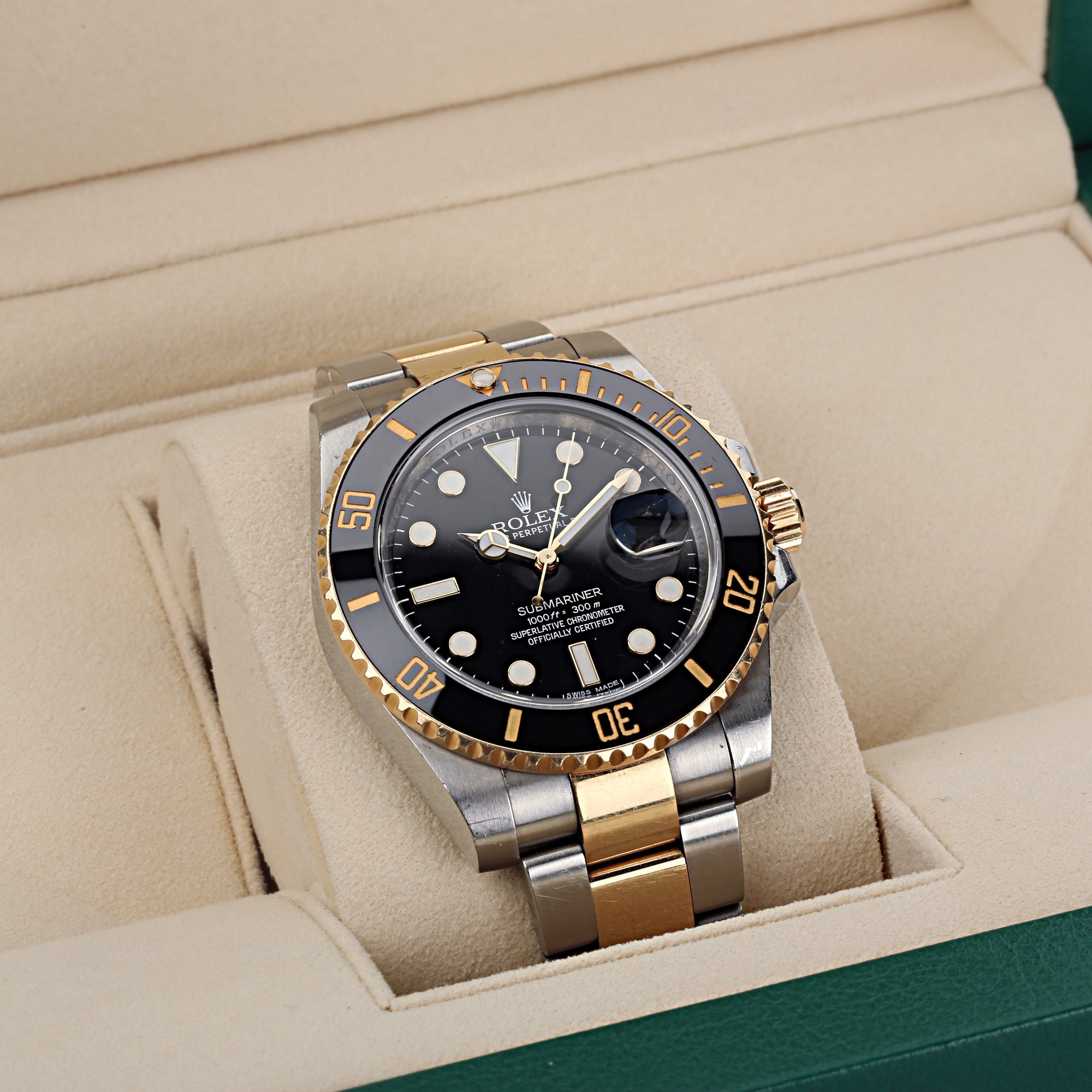 rolex submariner 2 tone gold