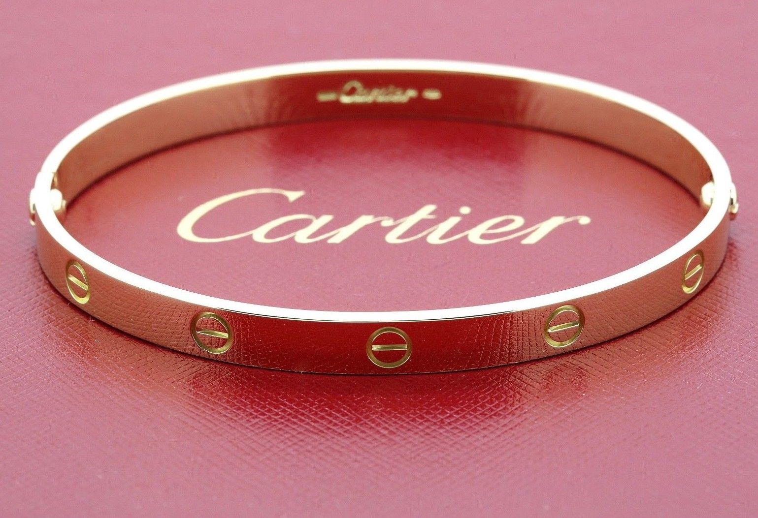 cartier screw bracelet used