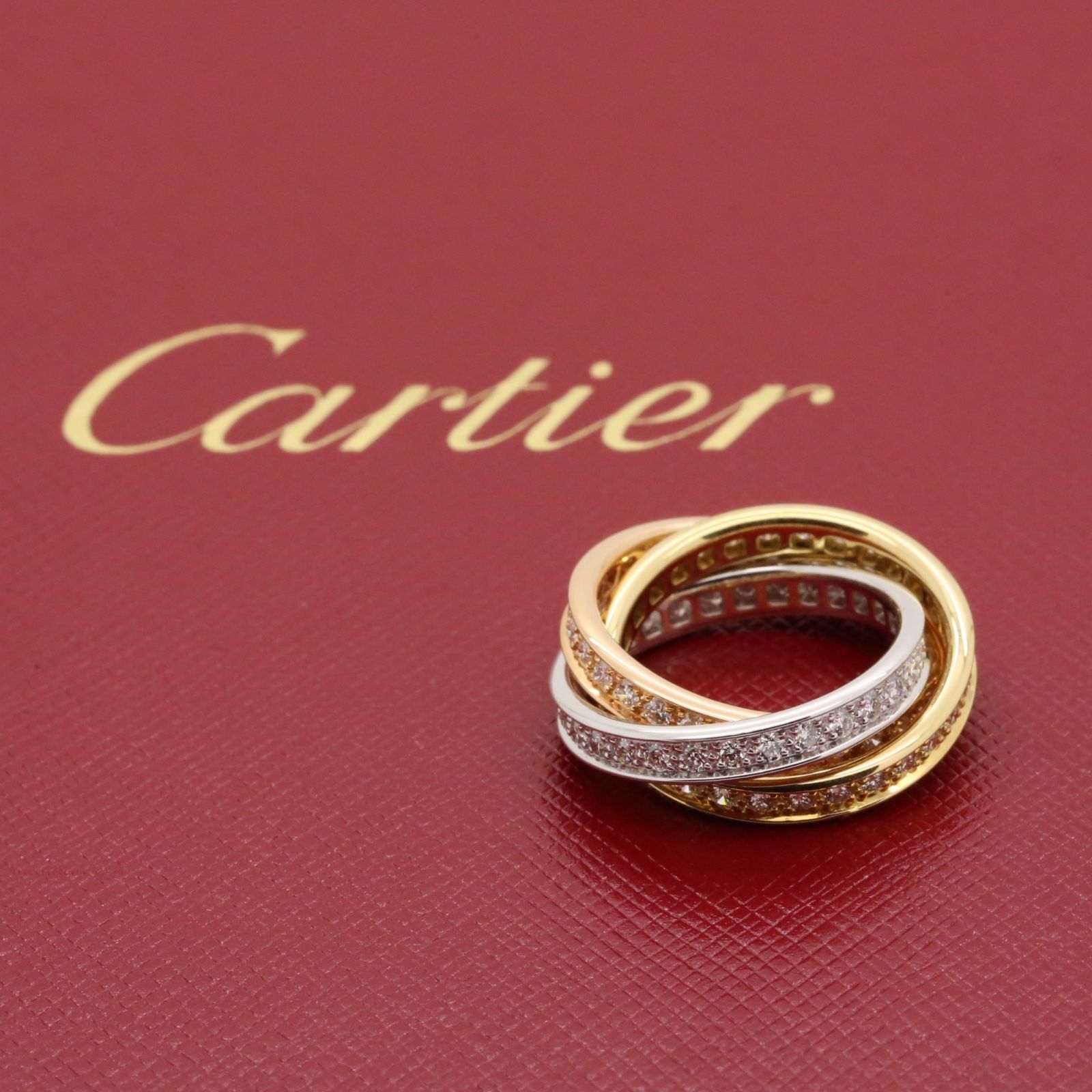 cartier three colour ring