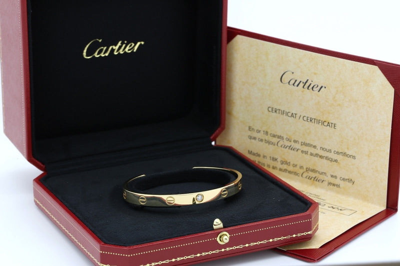 cartier love bracelet price yellow gold
