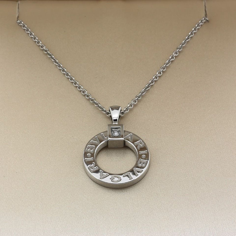 bvlgari circle necklace