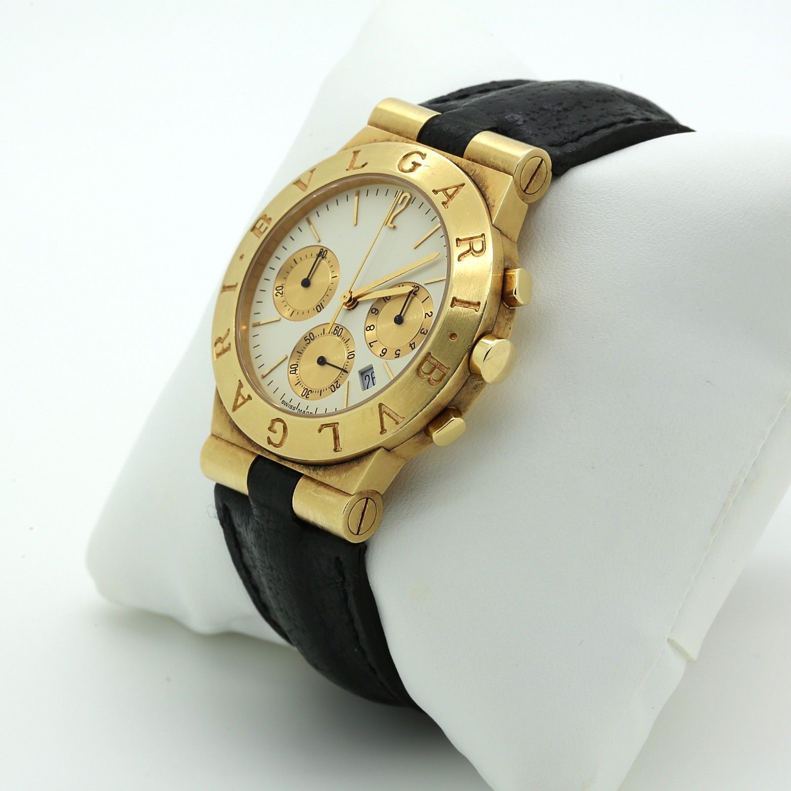 bulgari gold and silver watch