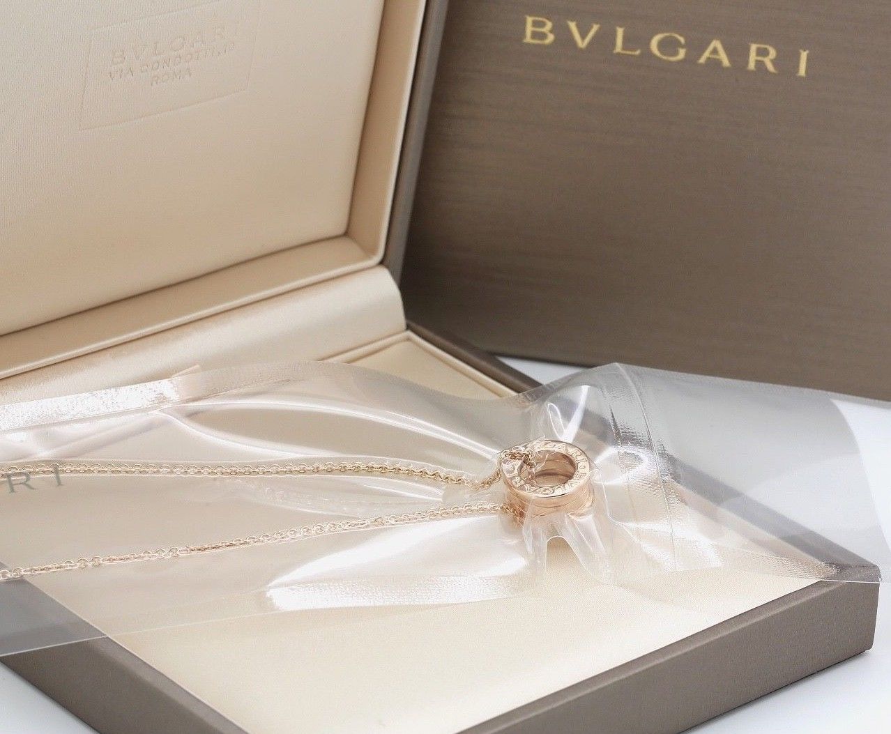 bvlgari necklace box