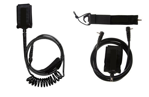 SUP Straight vs Coiled Leash