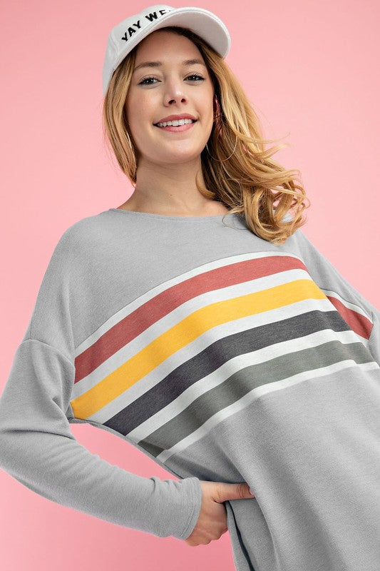 rainbow happy sweatshirt