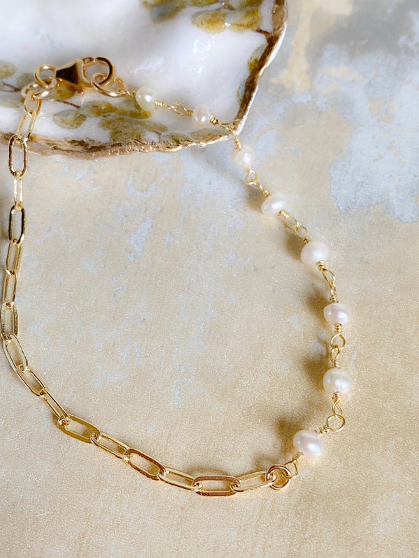 Carmel Collection Gold Filled and Pearl Chain Necklaces – Elizabeth Wilmore  Designs