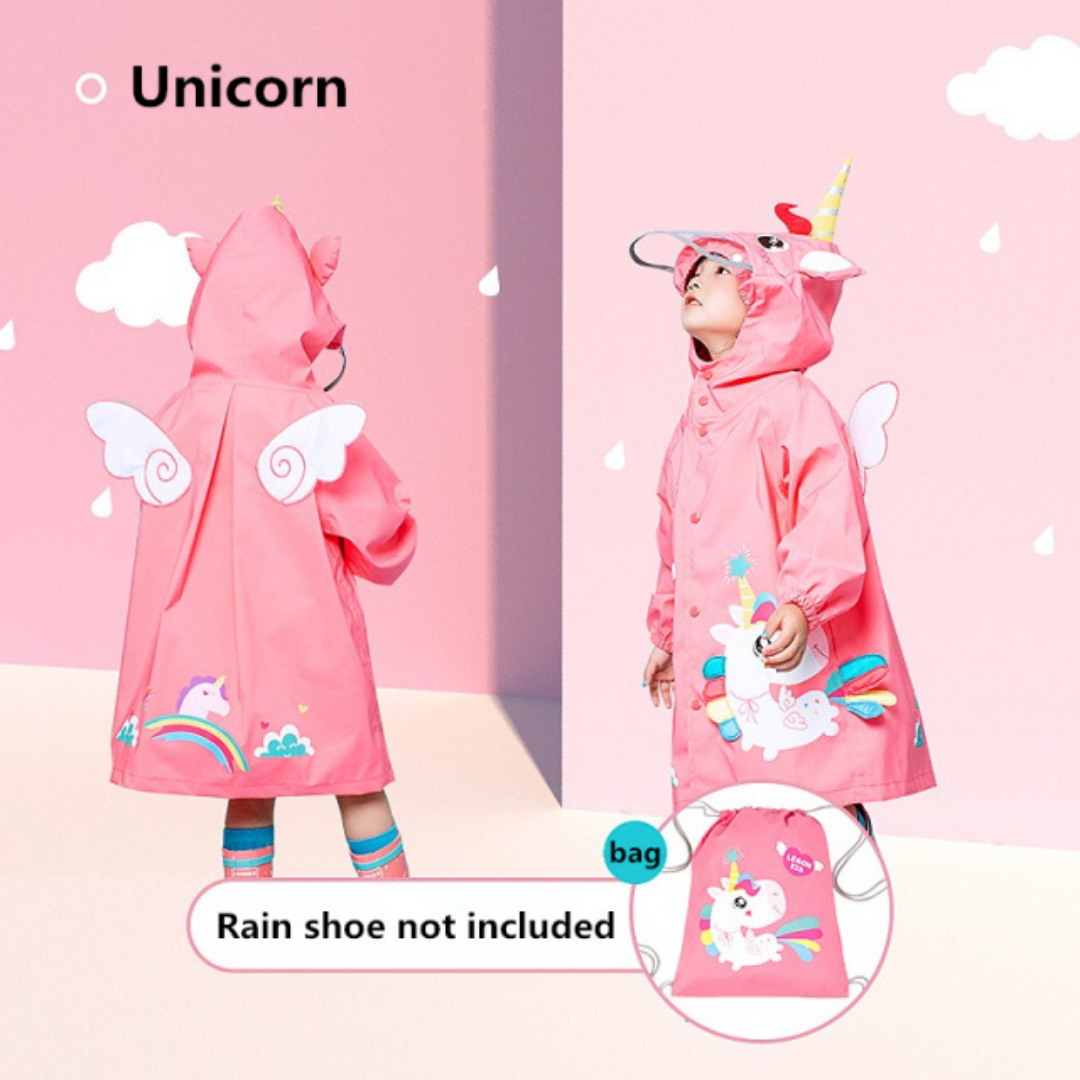 Pink deals unicorn raincoat