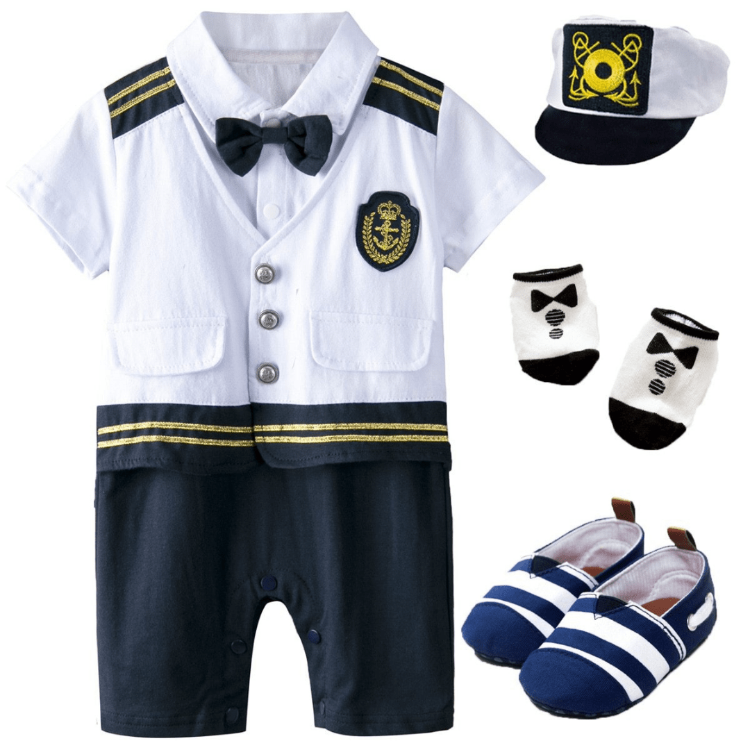 Sailor Captain Jumpsuit Set - Chubibi