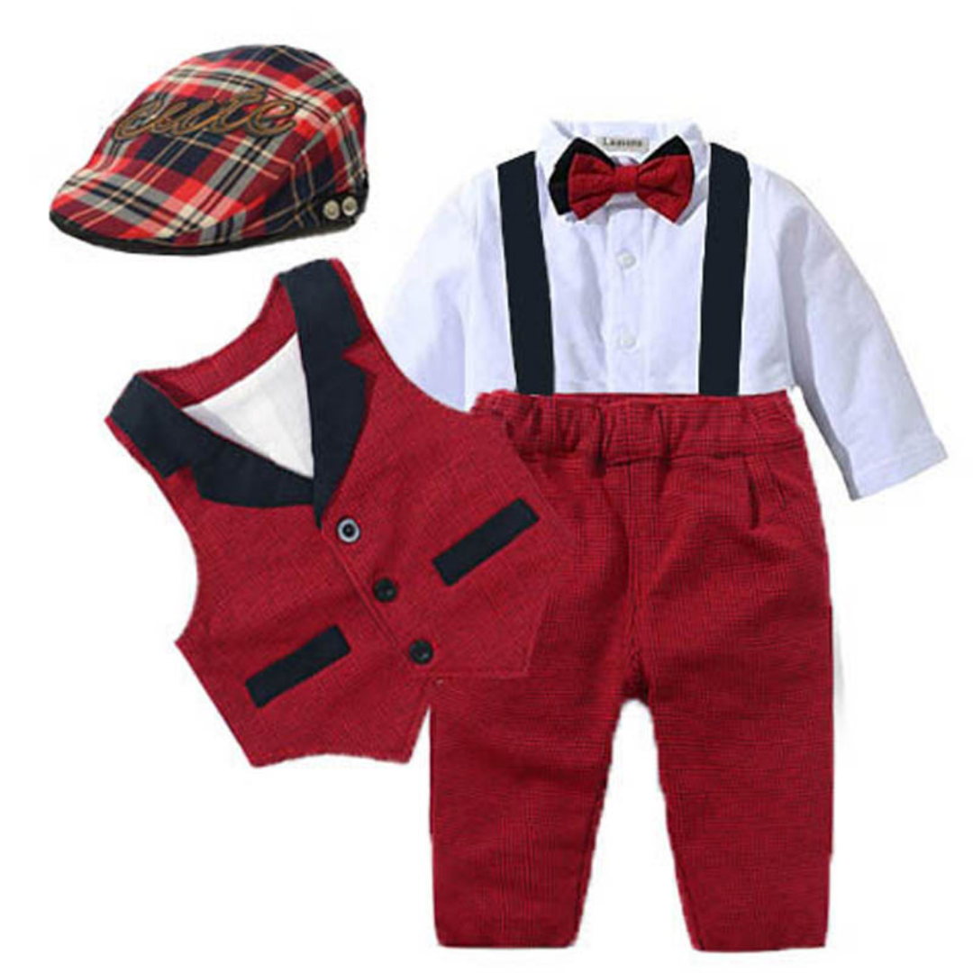 Kids Party and Occasion Wear Two Piece Formal Dress with Detachable Collar  | Baby boy clothing sets, Baby boy clothes online, Toddler boy outfits