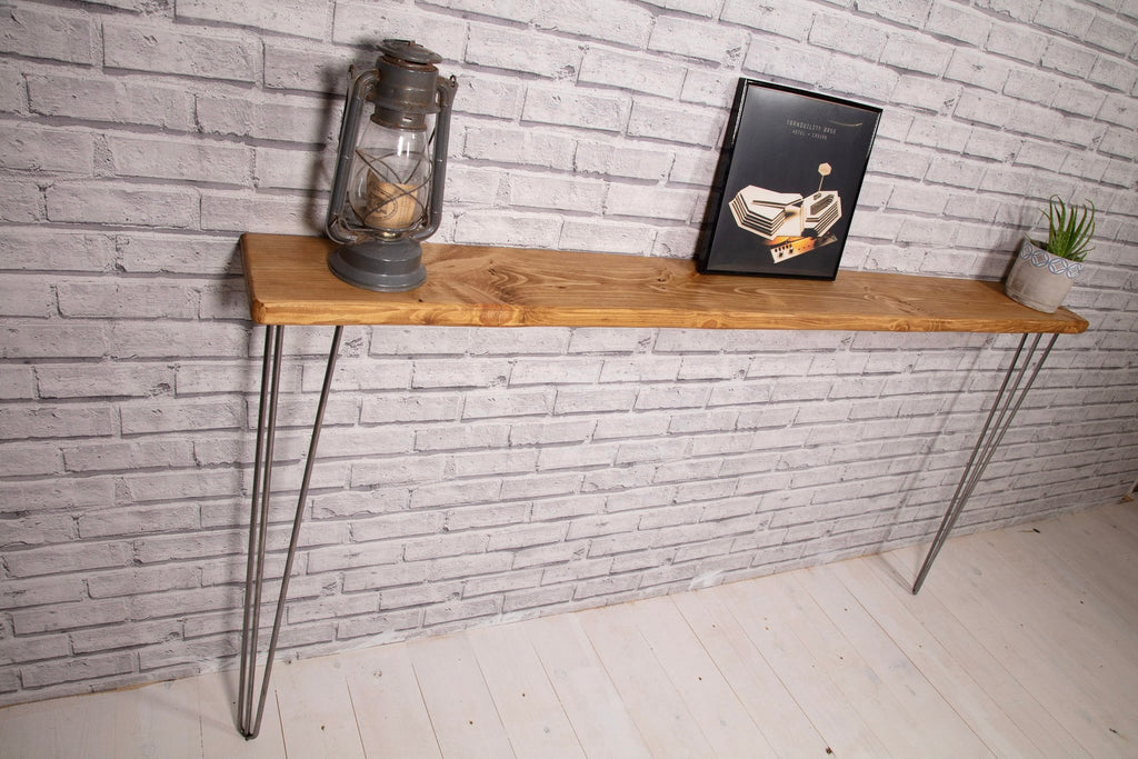 hairpin leg sofa table