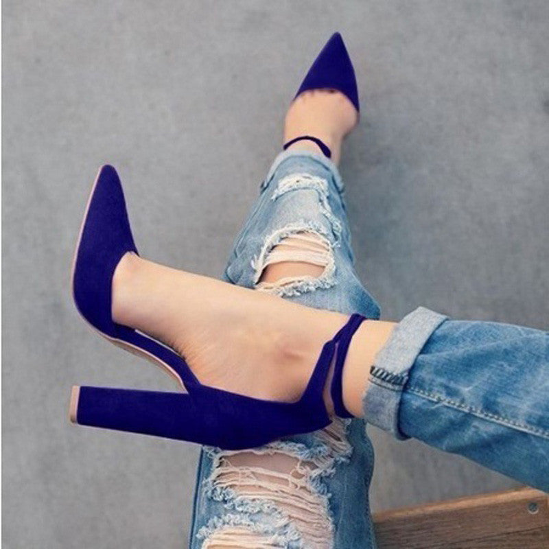 stiletto block heels