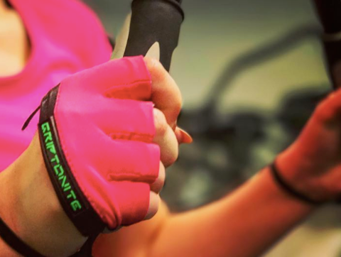 Athlete weightlifting gloves