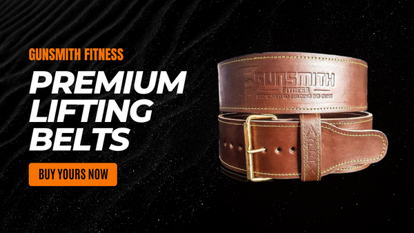 Premium weightlifting belt - Gunsmith Fitness