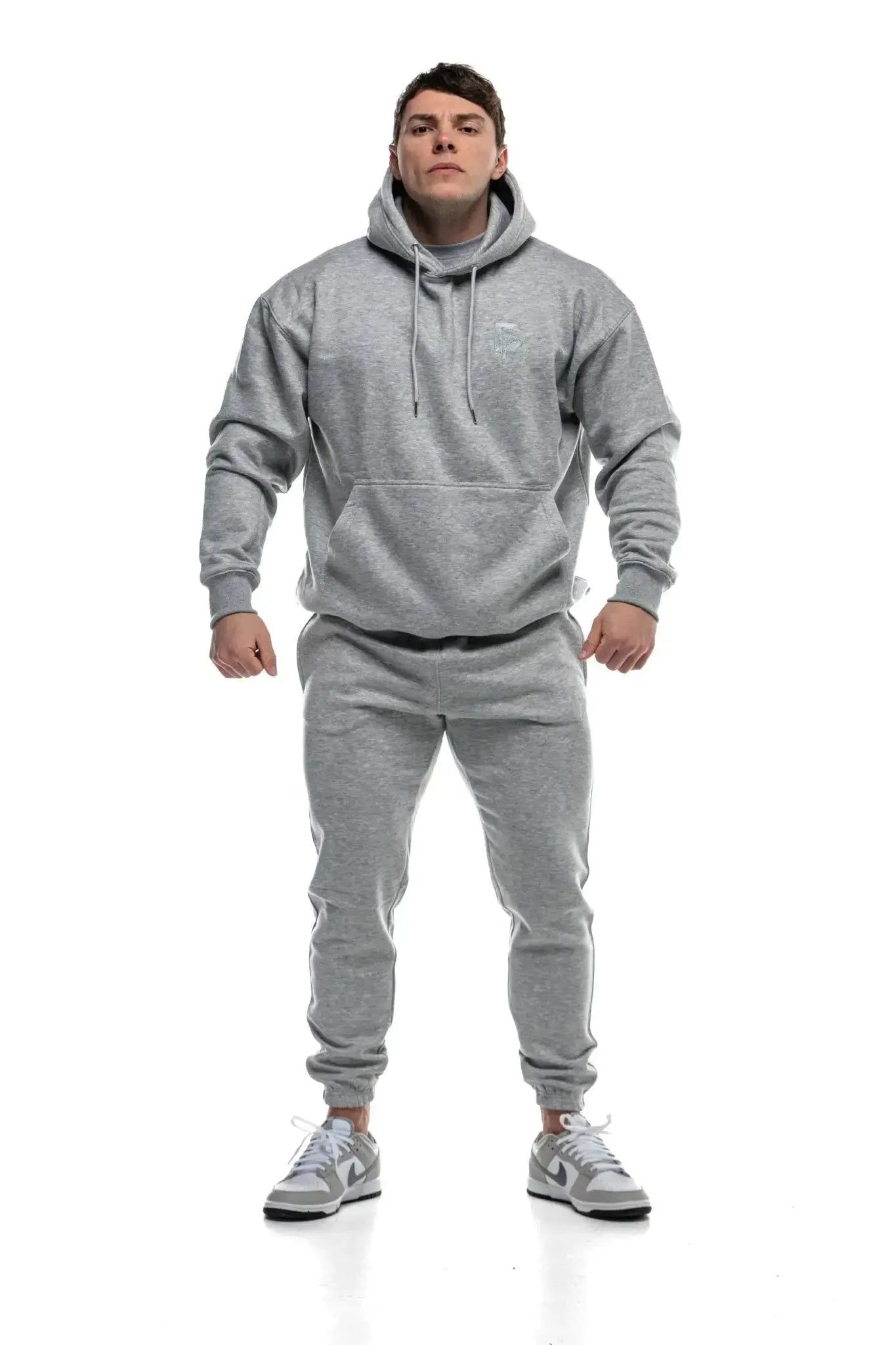 All in Motion Men's Soft Gym Full Zip Hooded Sweatshirt - (Grey