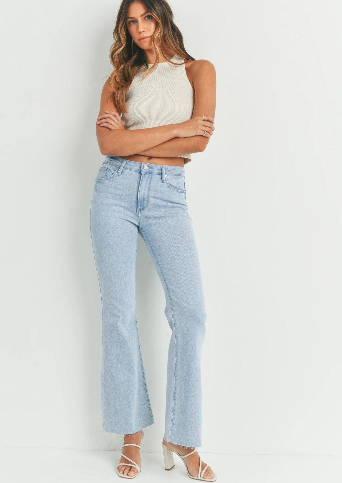 We The Free Jayde Cord Flare Jeans at Free People in Scarlett, Size: 30, £88.00