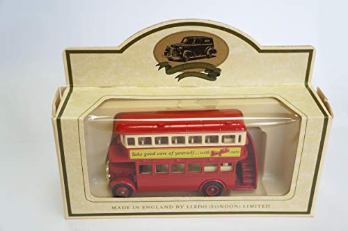 Vintage Lledo London Double Decker Bus Made in England Days Gone Die Cast 