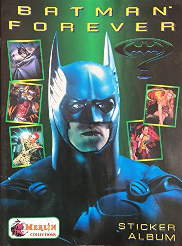 Vintage DC Comics Batman Forever Movie Sticker Album Book By Merlin Co –  Midas Touch Toys, Games And Collectables