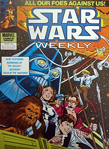 Star Wars Weekly,No 91, November 1979, Marvel Comics,Space Fantasy