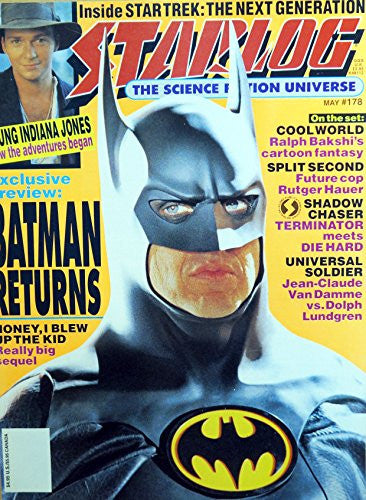 STARLOG MAGAZINE 178 BATMAN RETURNS - INDIANA JONES - SHADOW CHASER - –  Midas Touch Toys, Games And Collectables