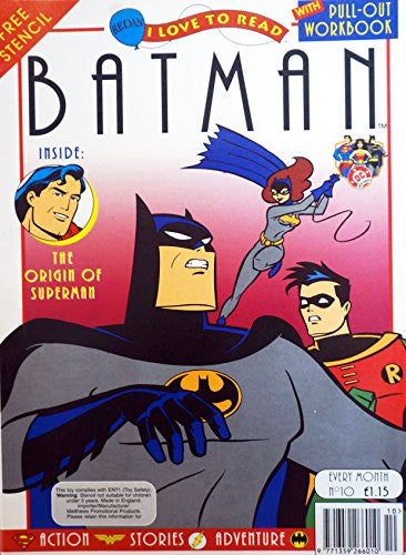 Vintage 1996 Issue Number 10 Redan I Love To Read Batman Comic With Pu –  Midas Touch Toys, Games And Collectables