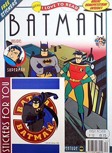 Vintage 1996 Issue Number 12 - Redan I Love To Read Batman Comic With –  Midas Touch Toys, Games And Collectables