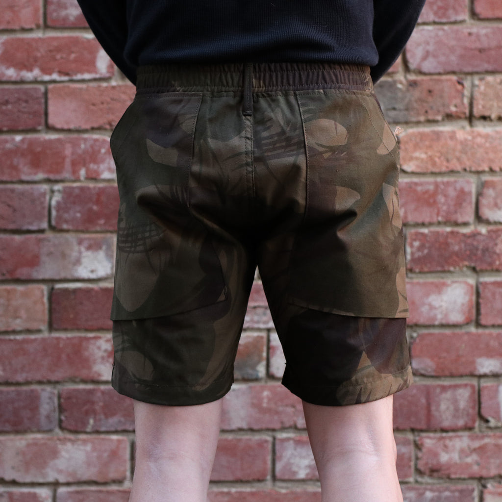 ROGUE TERRITORY / Fatigue shorts / Olive Palm Camo – URBAN LUPE