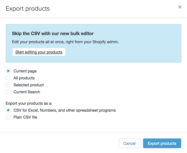 Shopify Tutorial: mit der Produkt-CSV tausende Produkte in Sekunden importieren